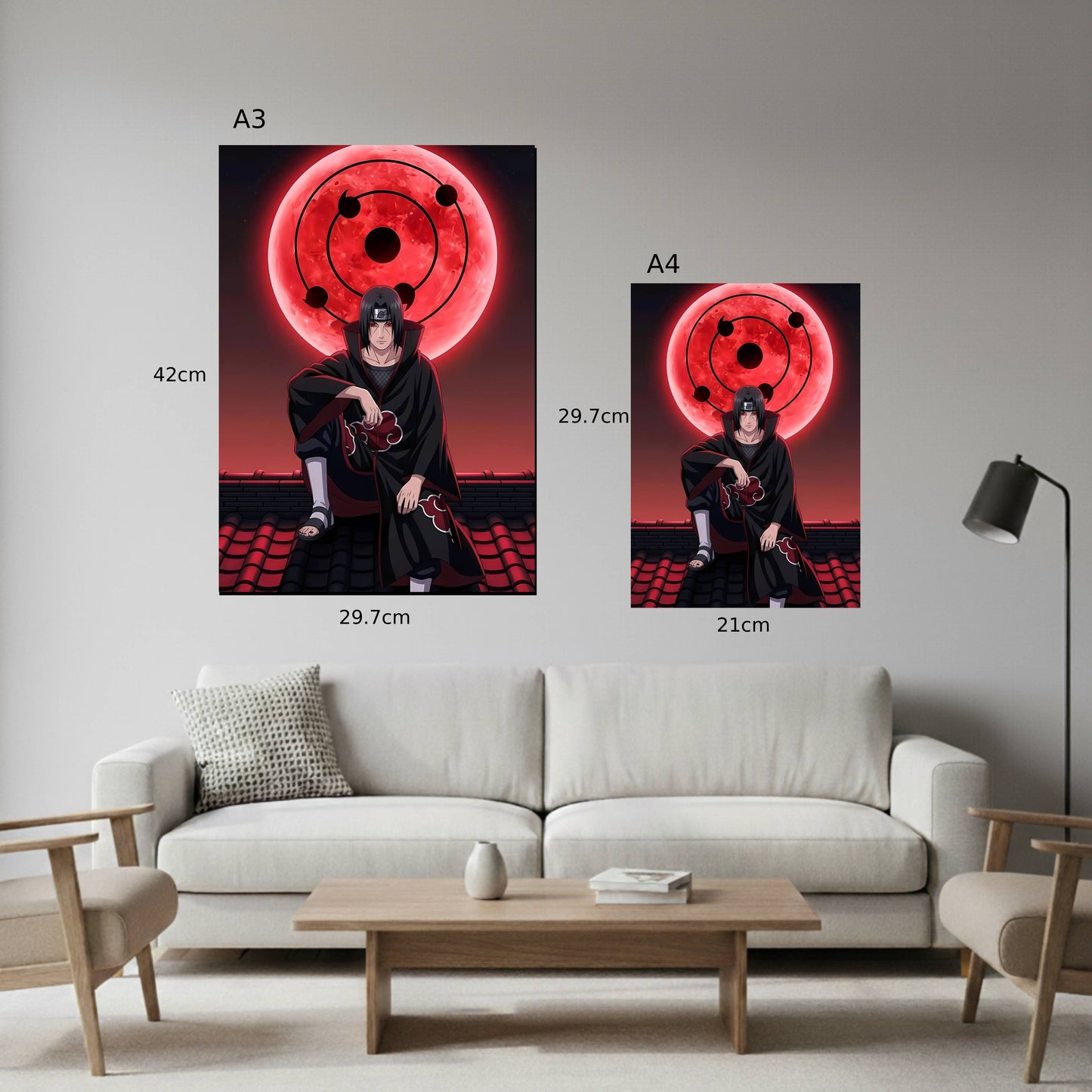 Itachi Uchiha: Crimson Moon Poster
