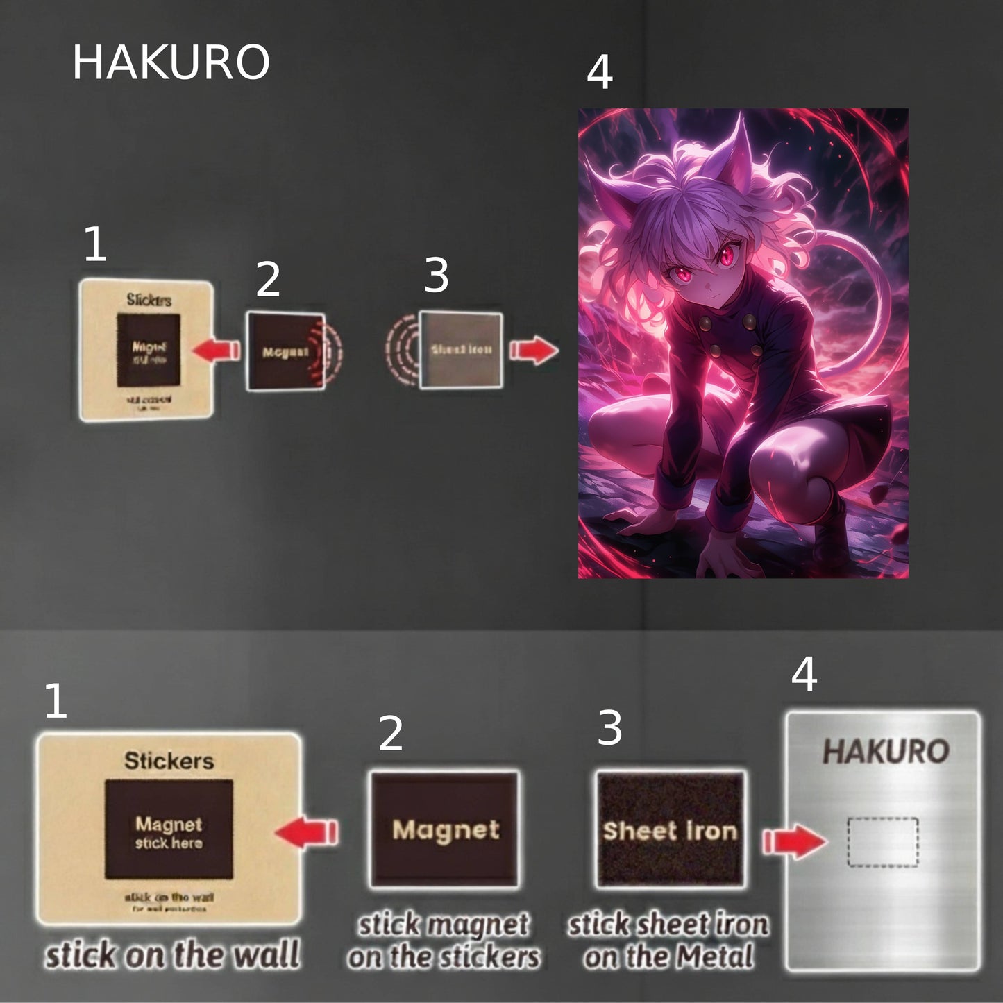 Neferpitou: Poised To Attack Poster