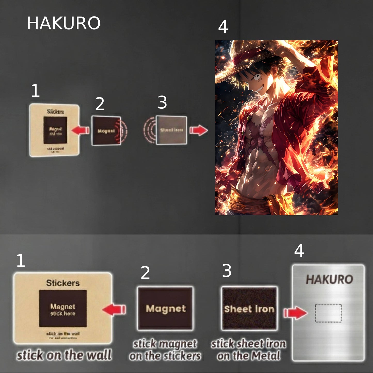 Luffy: Flame of the Pirate King Poster