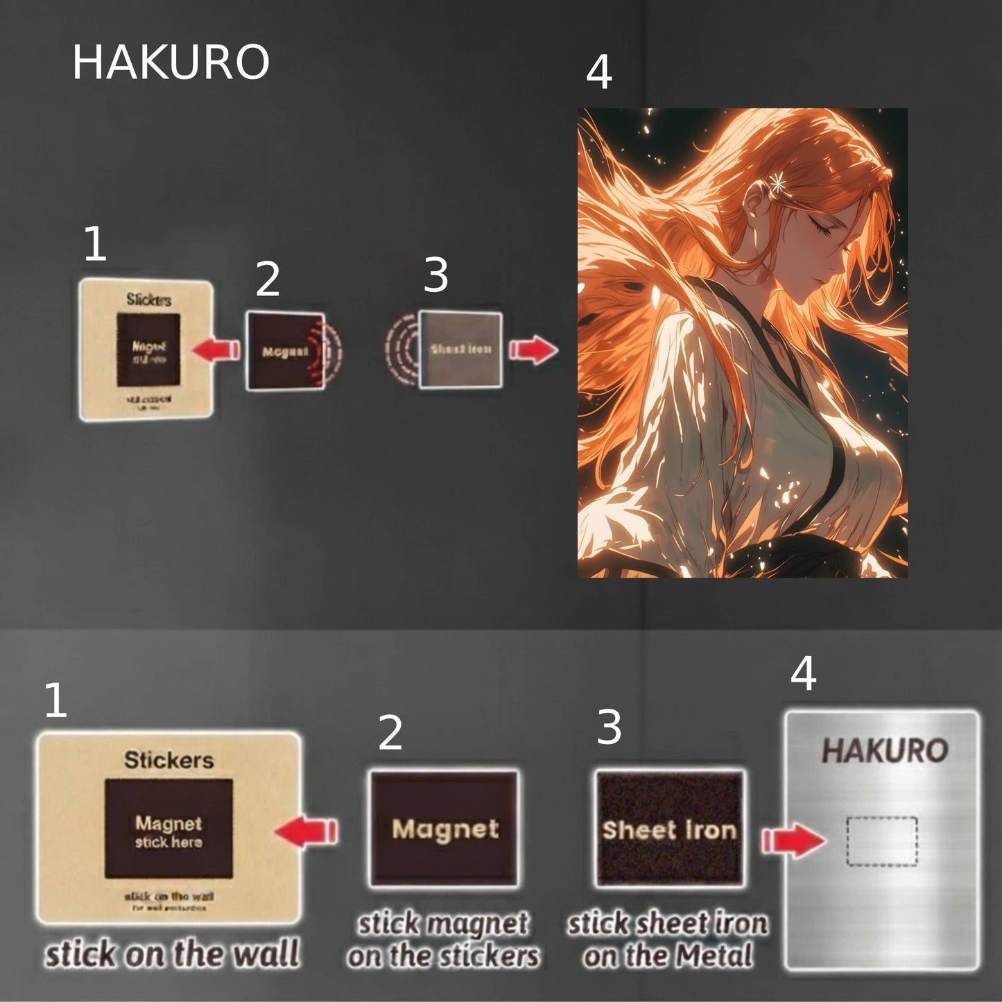 Inoue Orihime Golden Serenity Poster