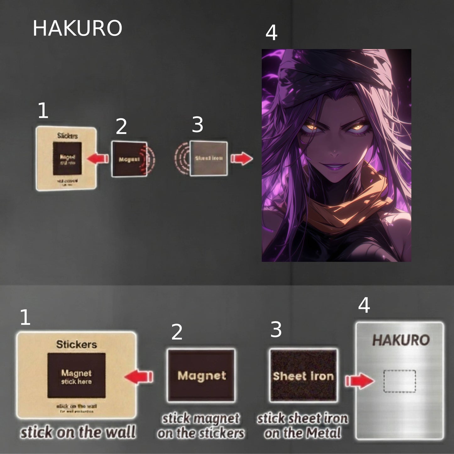 Shihouin Yoruichi Golden Eyes Poster