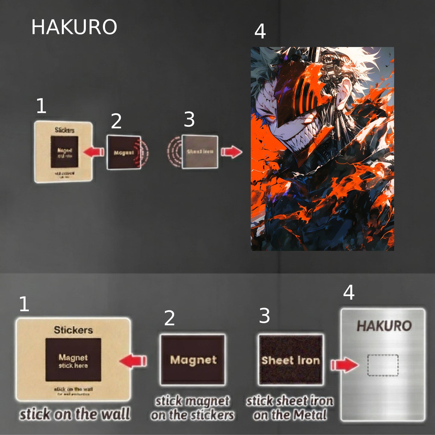 Denji: Half Transformation Poster