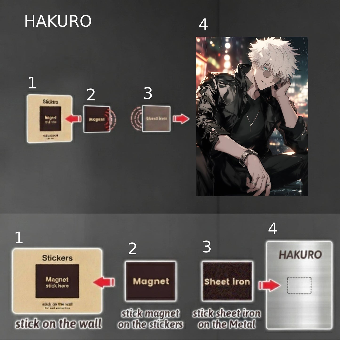 Gojo Satoru: Streetwear Edition Poster