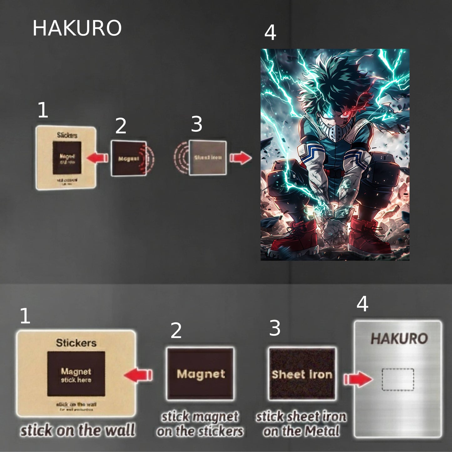 Izuku Midoriya: Full Cowl Poster