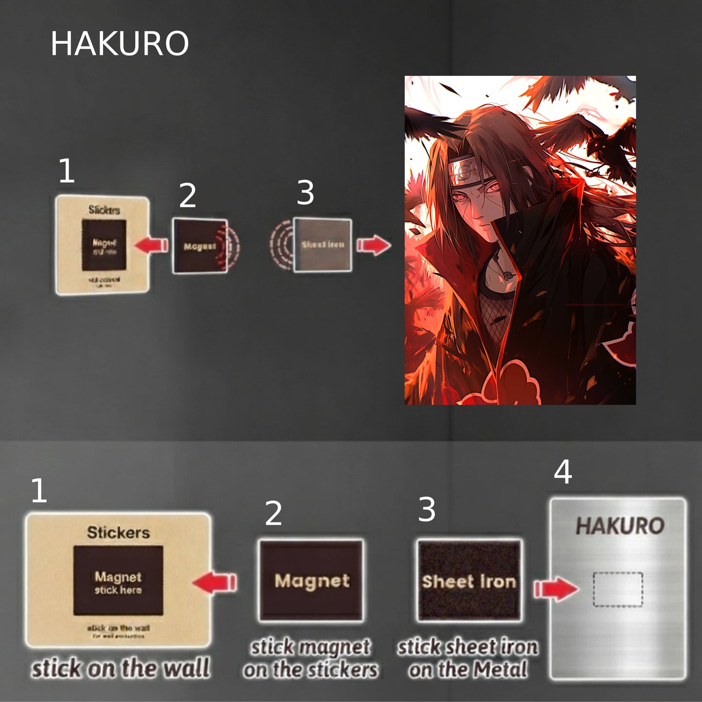 Itachi: Mangekyou Sharingan Alt Art Poster