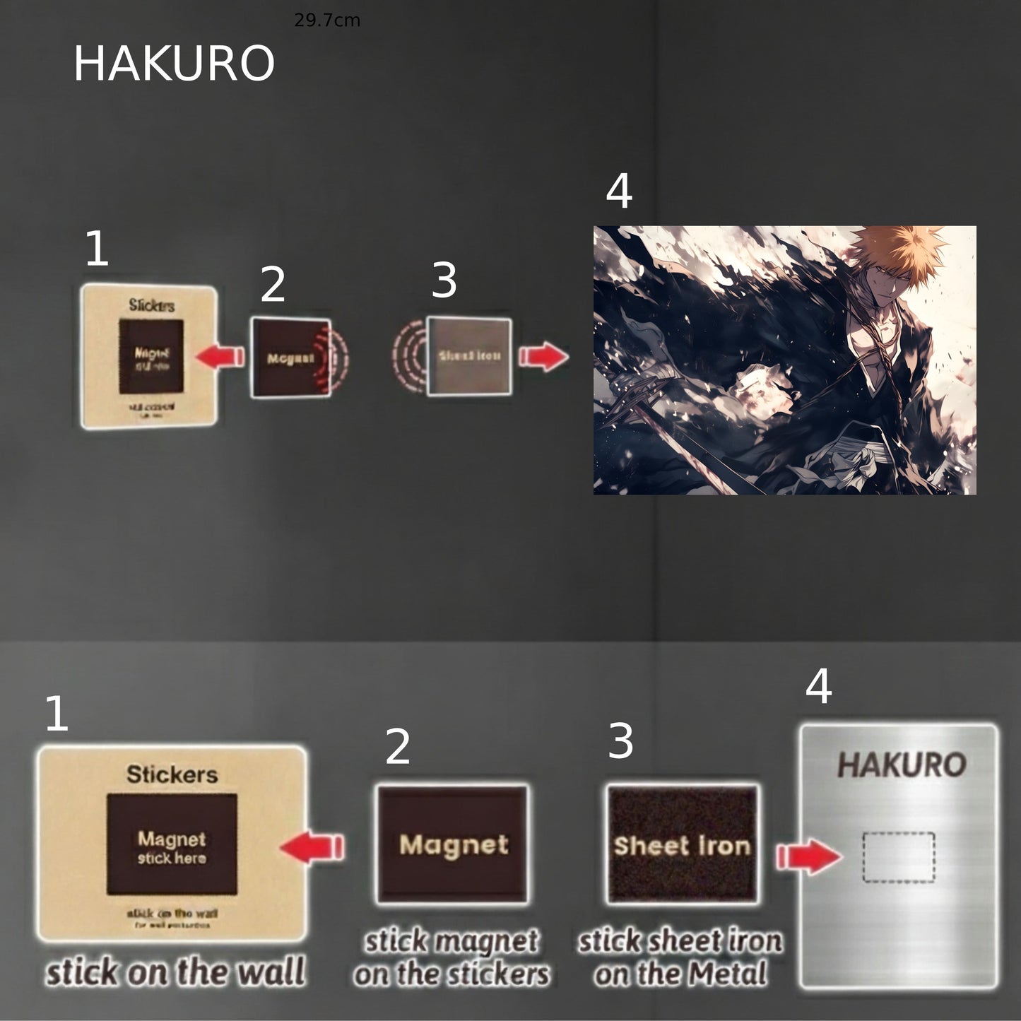 Kurosaki Ichigo Final Getsuga Poster