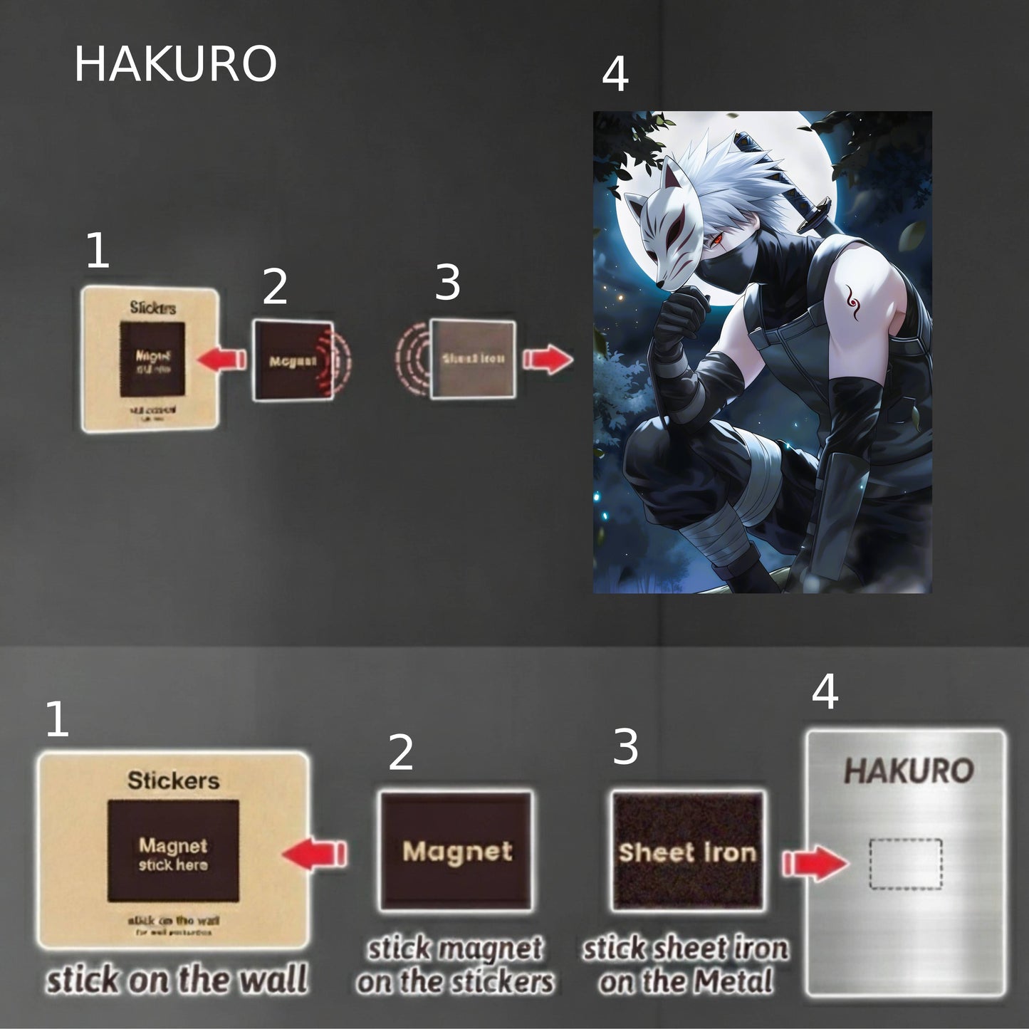 Kakashi Hatake Anbu Poster