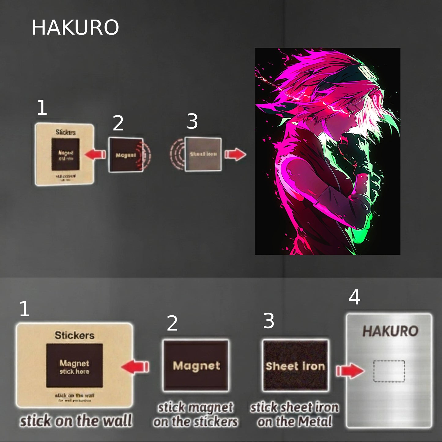 Sakura: Neon Poster