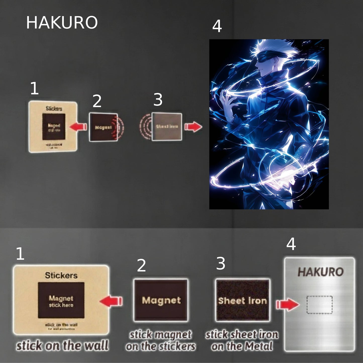 Gojo: Limitless Domain Poster