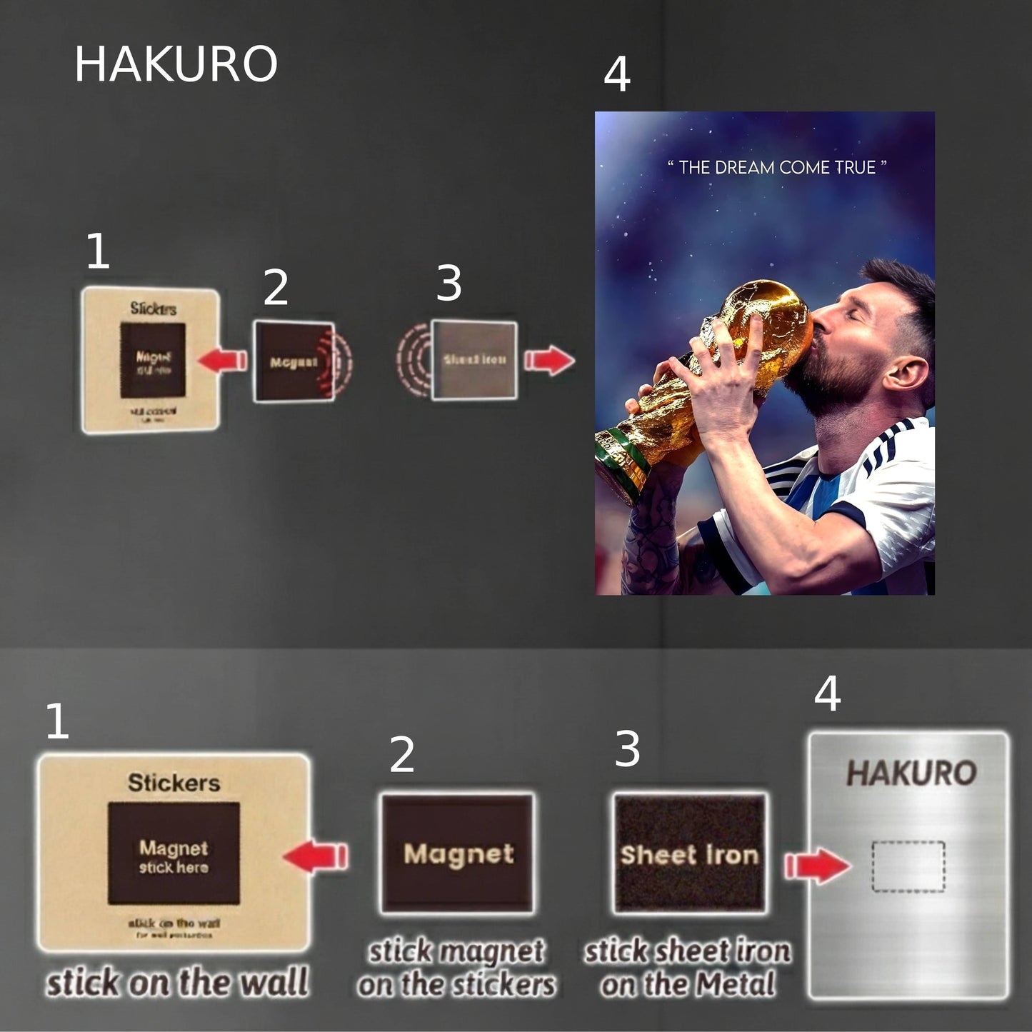 Lionel Messi World Cup Poster