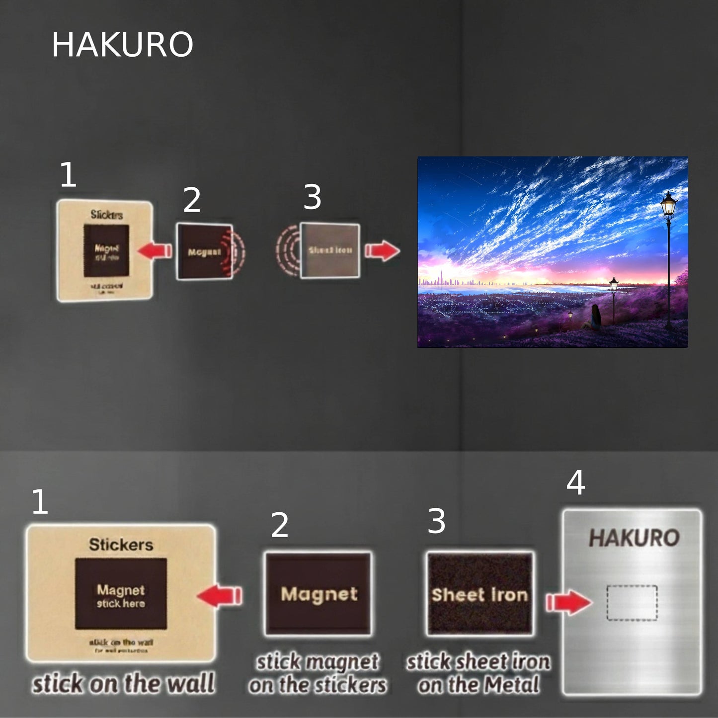 Sunset Skyline Poster