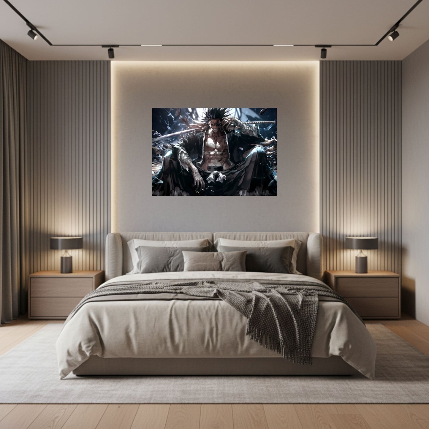 Zaraki Kenpachi Battle Aura Poster