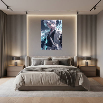 Hitsugaya Toshiro Ice Aura Poster