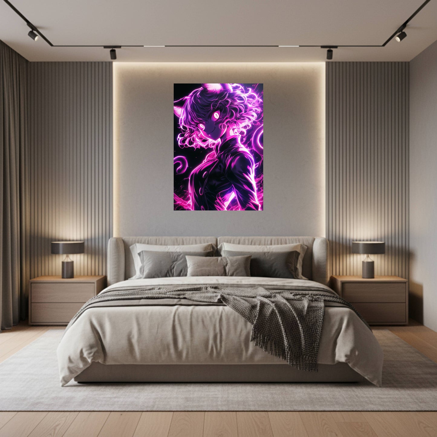 Neferpitou: Neon Poster