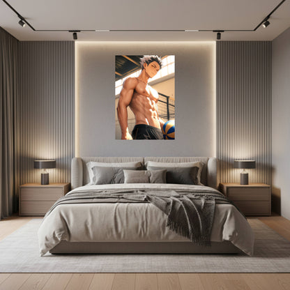 Bokuto: Topless Poster