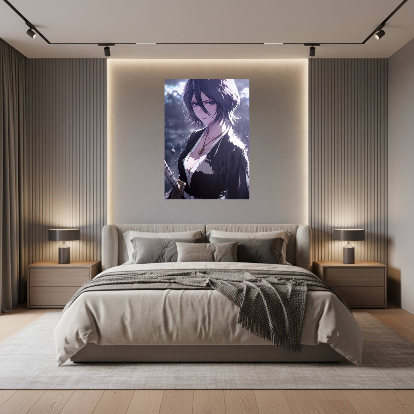 Kuchiki Rukia Rain Resolve Poster