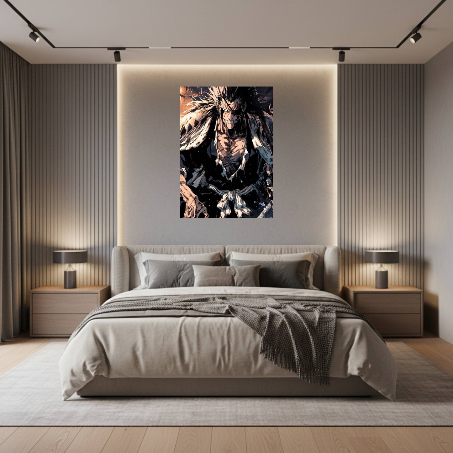 Zaraki Kenpachi Battle Worn Poster