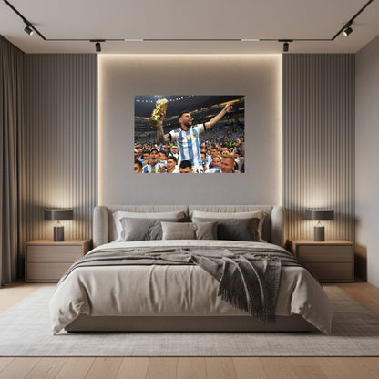 Lionel Messi World Cup Poster