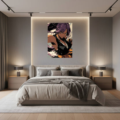 Shihouin Yoruichi Combat Stance Poster