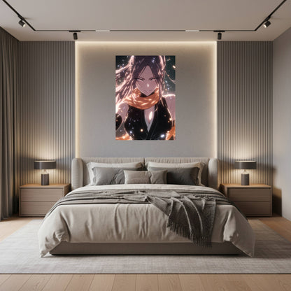 Shihouin Yoruichi Glowing Aura Poster