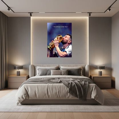 Lionel Messi World Cup Poster