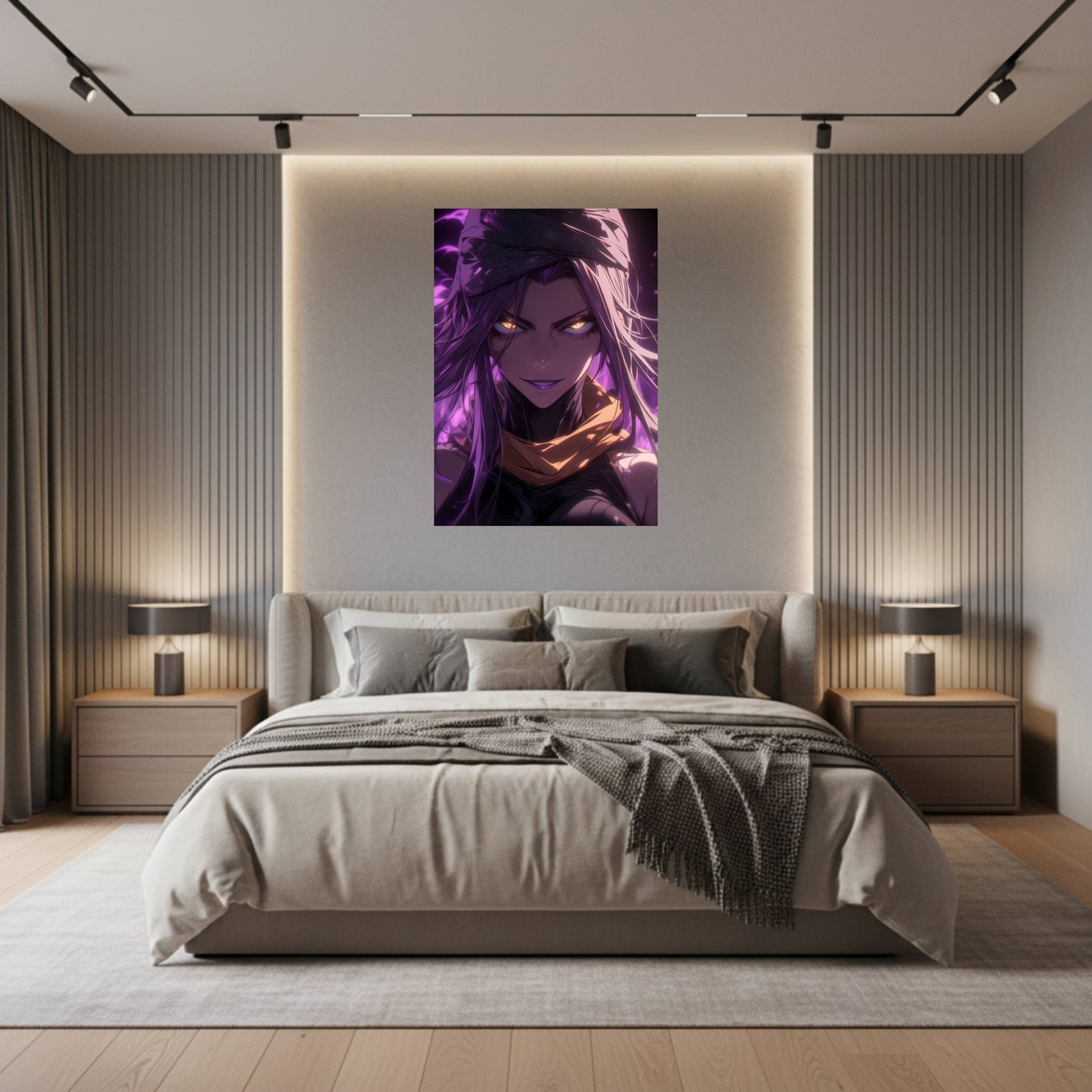 Shihouin Yoruichi Golden Eyes Poster