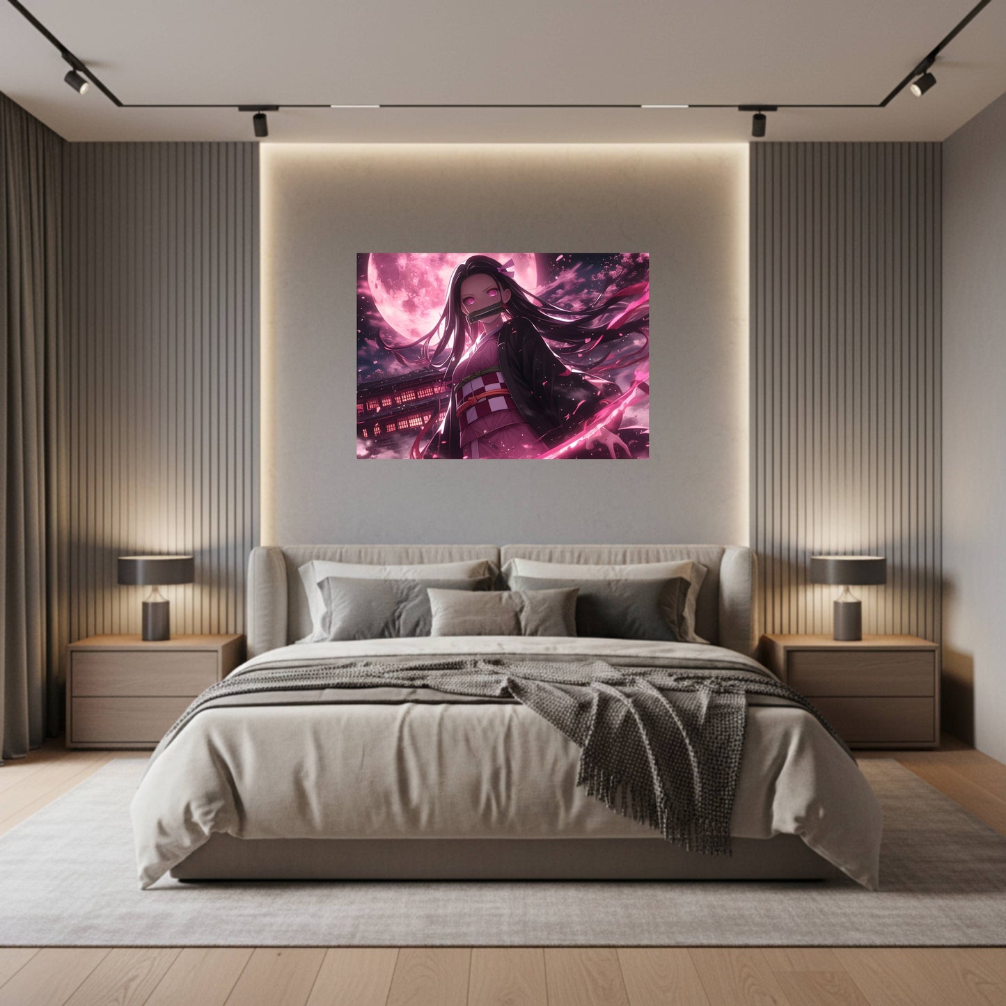 Nezuko Kamado Moonlight Bloom Poster