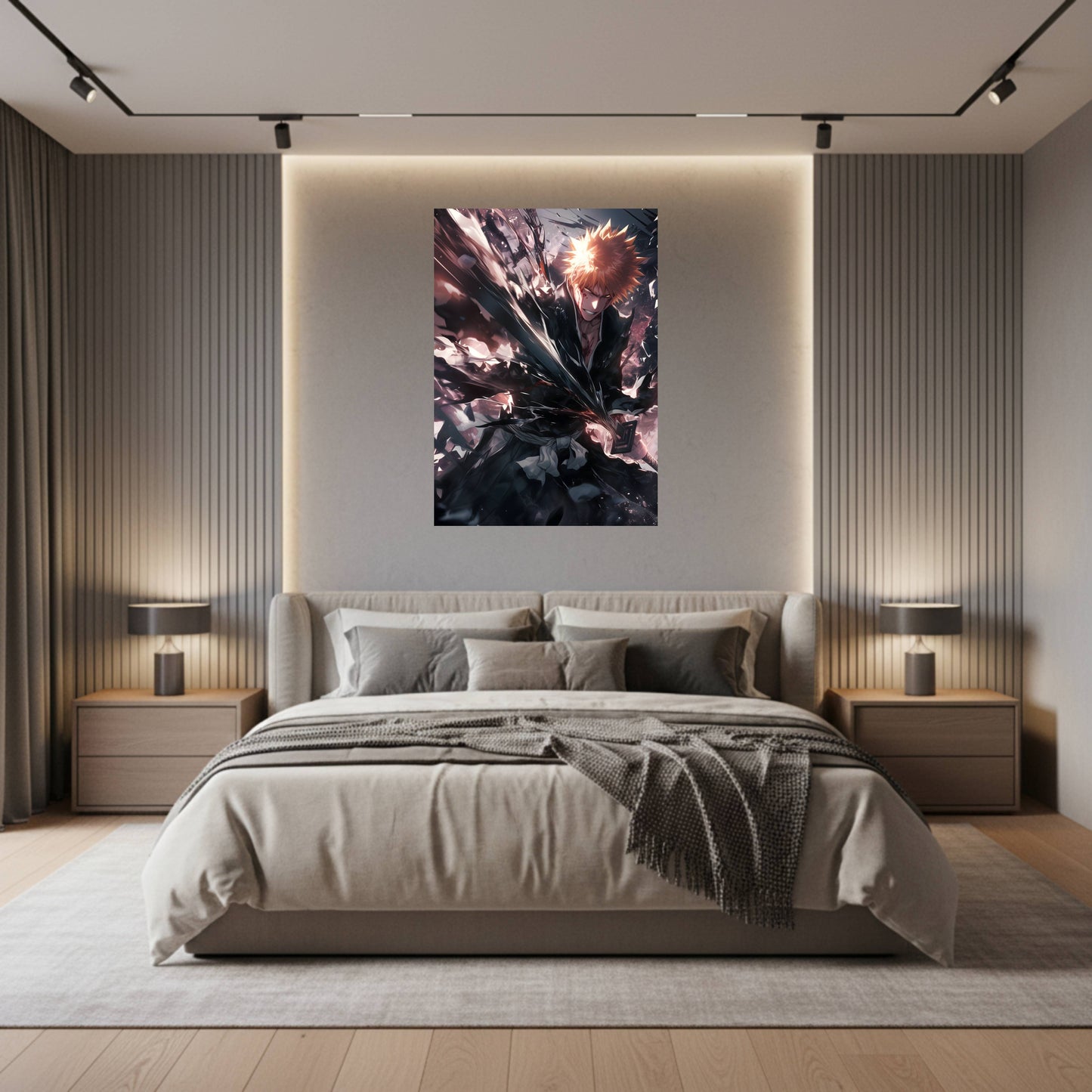 Kurosaki Ichigo Dark Resolve Poster