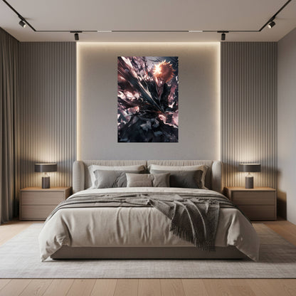 Kurosaki Ichigo Dark Resolve Poster