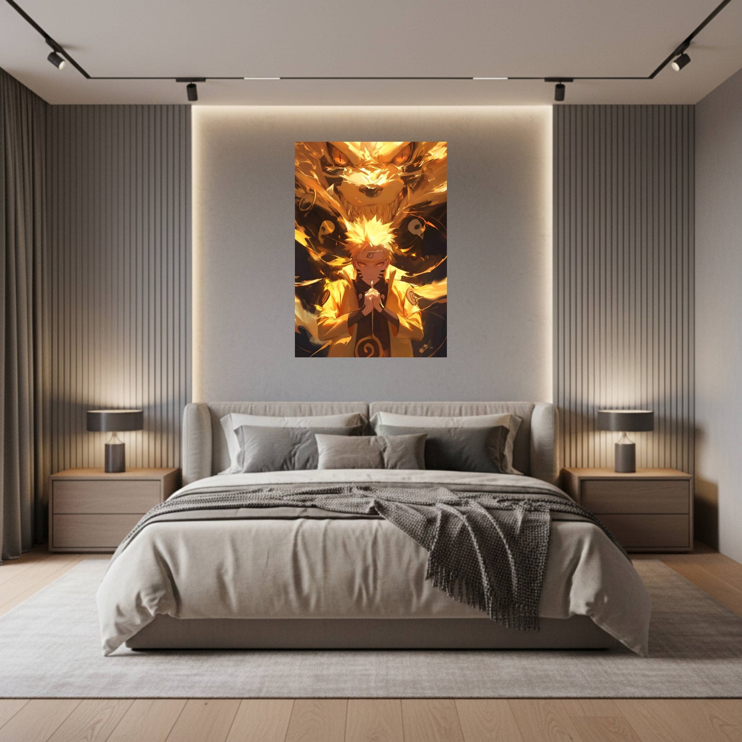 Naruto Uzumaki : Nine-Tails Chakra Mode Poster