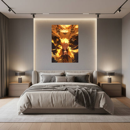 Naruto Uzumaki : Nine-Tails Chakra Mode Poster