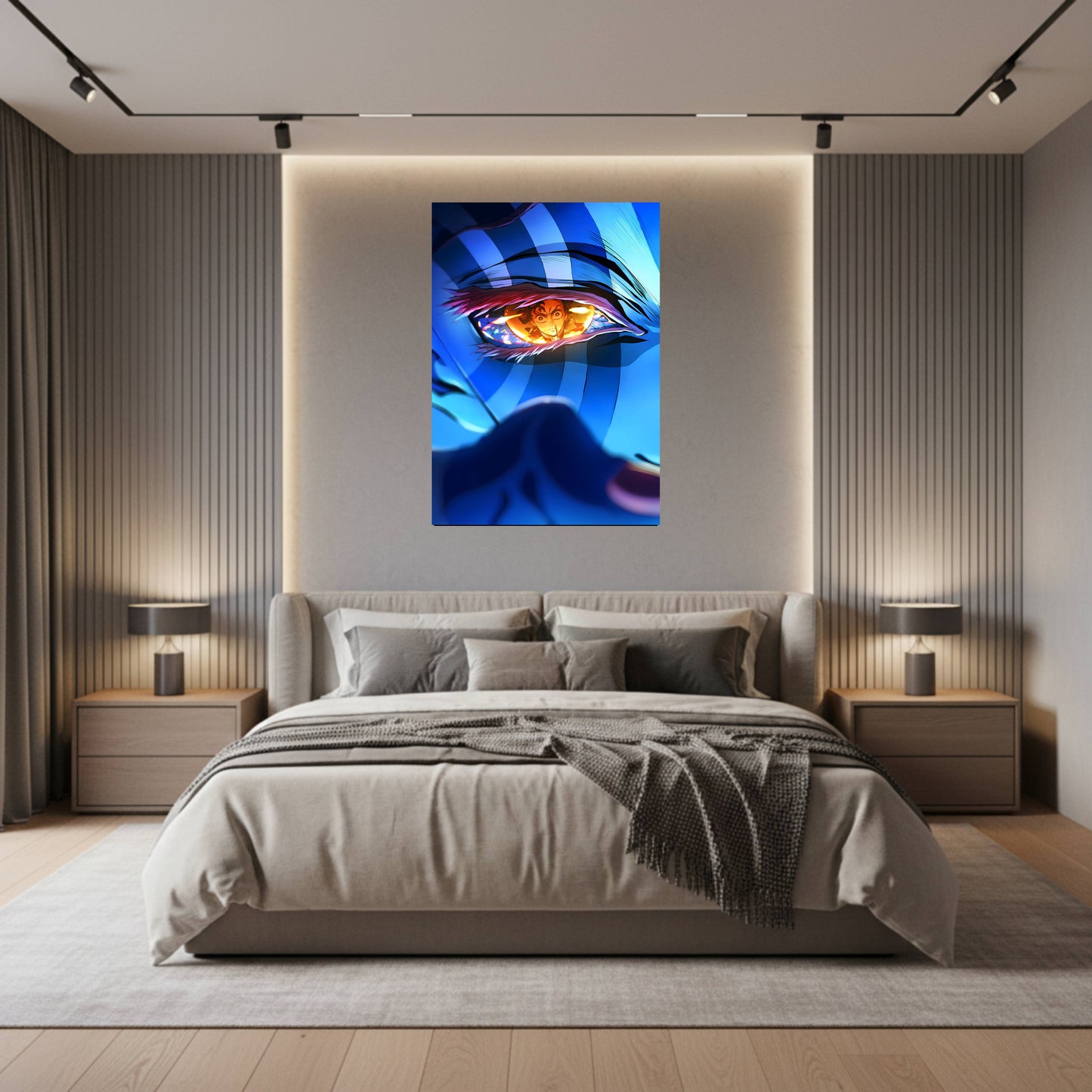 Akaza: Tanjiro’s Reflection Poster