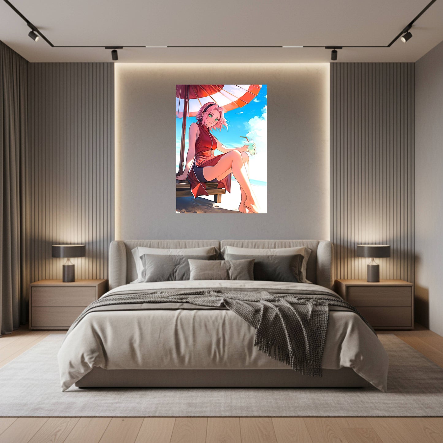 Sakura: Beach Day Poster