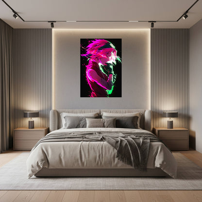Sakura: Neon Poster