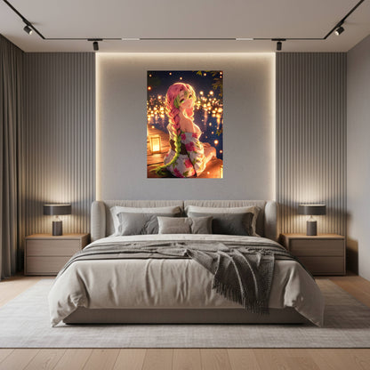 Mitsuri Kanroji : Lantern Lake Poster