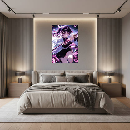 Kanao Tsuyuri – Moonlit Blossom Blade Poster