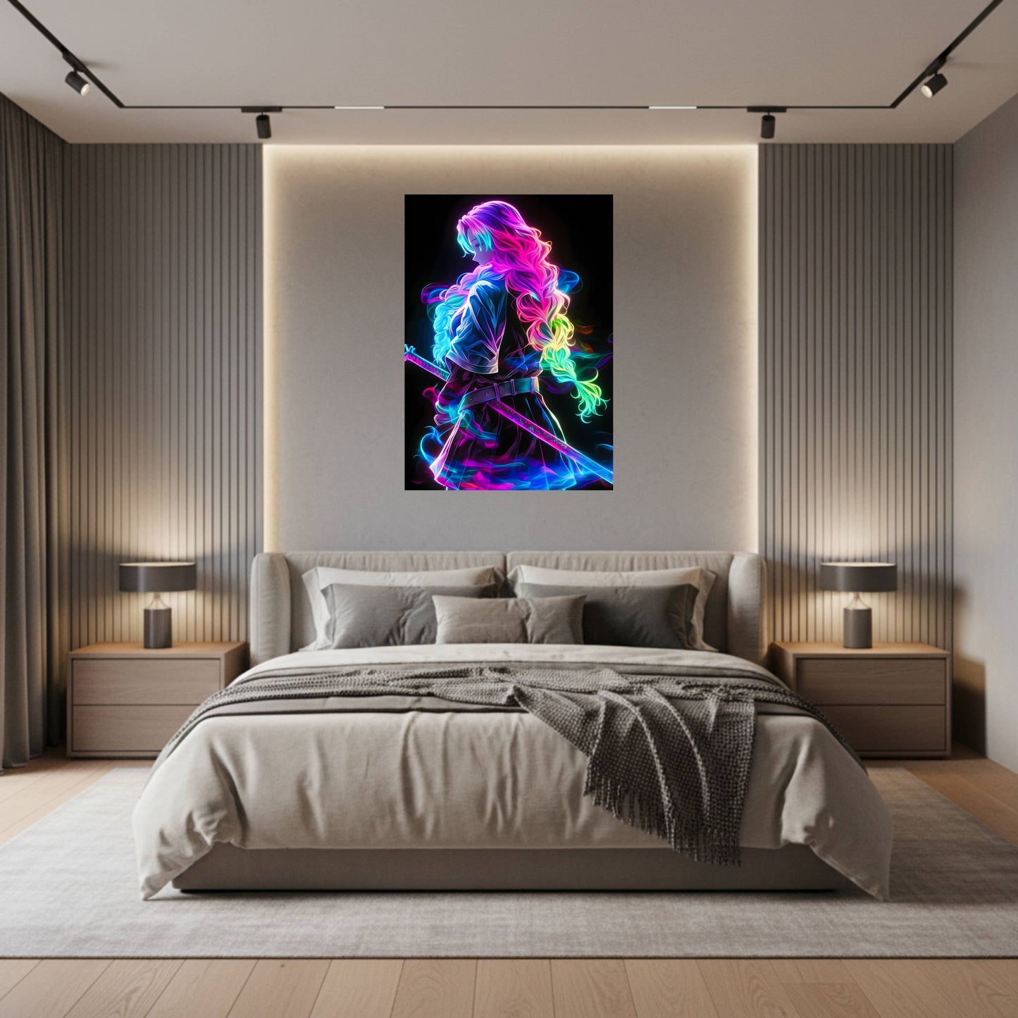 Mitsuri Kanroji: Neon Edition Poster