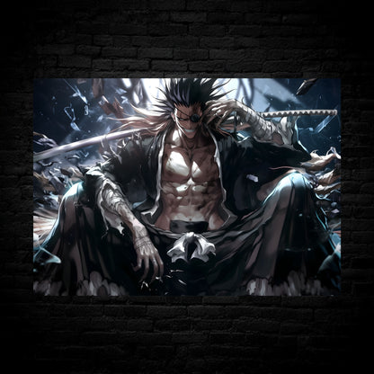 Zaraki Kenpachi Battle Aura Poster