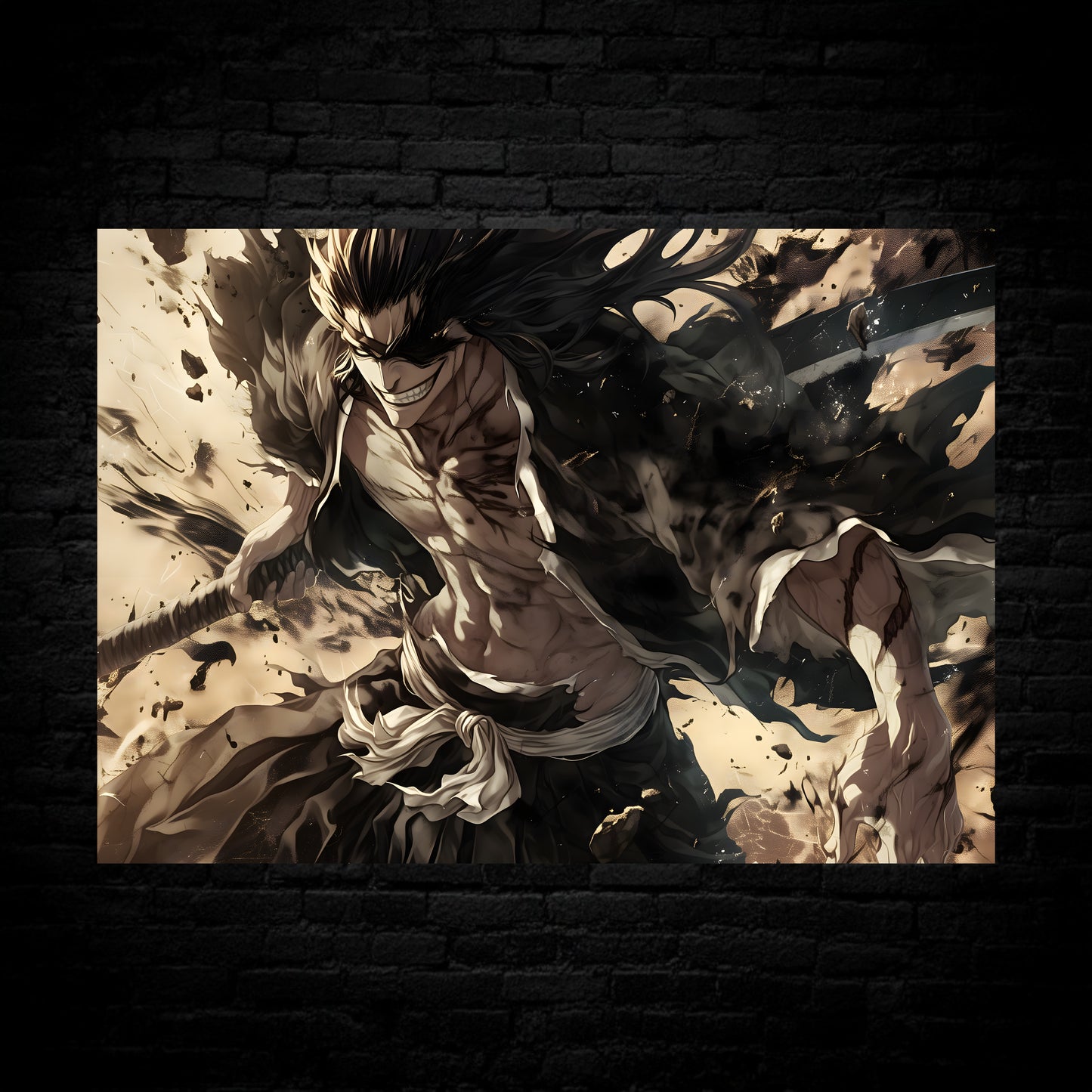 Zaraki Kenpachi Savage Clash Poster