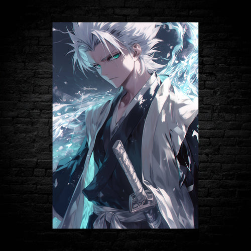 Hitsugaya Toshiro Ice Aura Poster