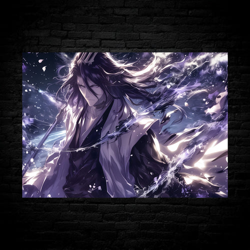 Kuchiki Byakuya Sakura Storm Poster