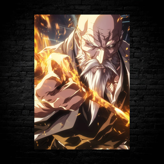 Yamamoto Genryusai Bankai Poster