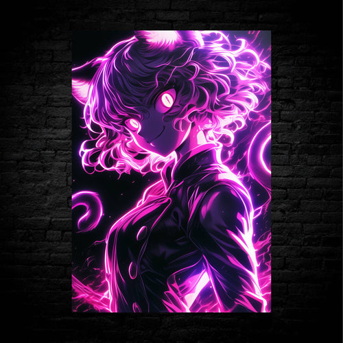 Neferpitou: Neon Poster
