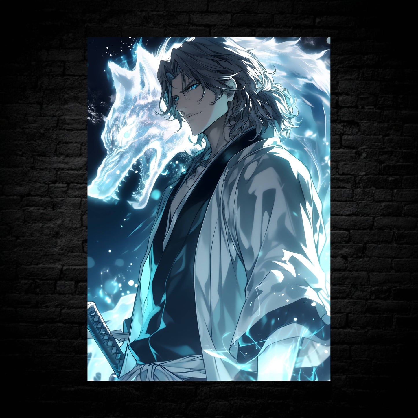 Coyote Starrk Wolf Aura Poster