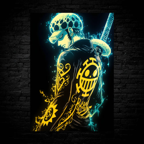 Trafalgar D. Water Law : The Surgeon of Death Poster