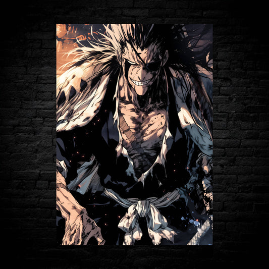 Zaraki Kenpachi Battle Worn Poster