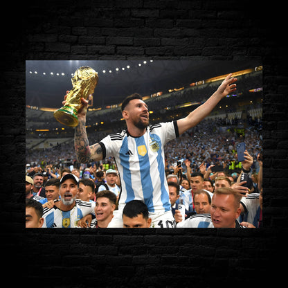 Lionel Messi World Cup Poster