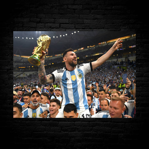 Lionel Messi World Cup Poster