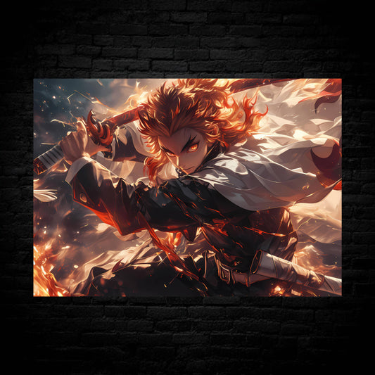 Kyojuro Rengoku: Flame Hashira Poster