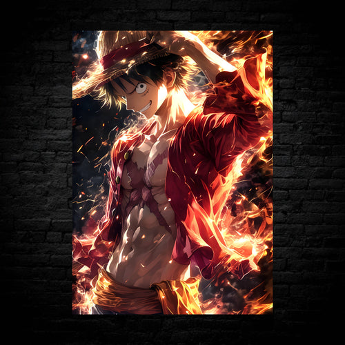 Luffy: Flame of the Pirate King Poster